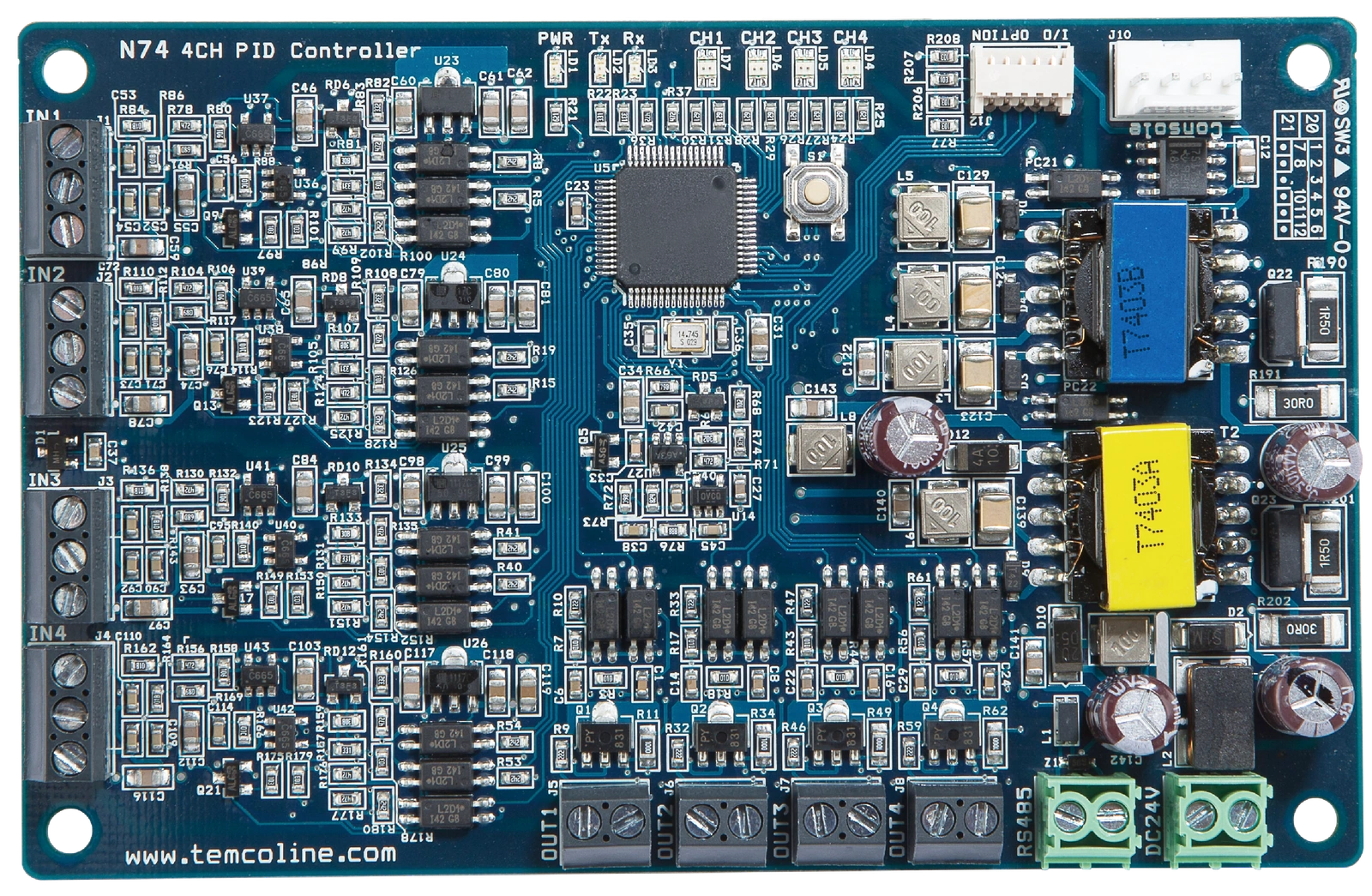 N74 4-channel PID temperature controller board
